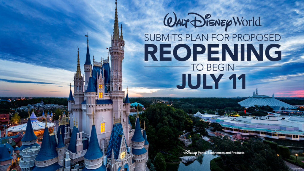 Plans Unveiled for the Phased Reopening of Walt Disney World Resort Theme Parks