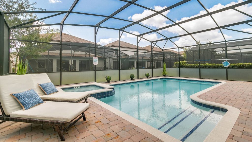 Covered Pool at our Orlando Rental