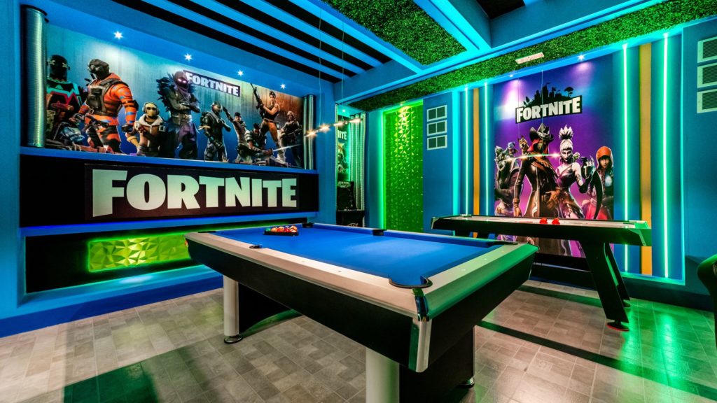 Fortnite Themed Room at our Orlando Rental