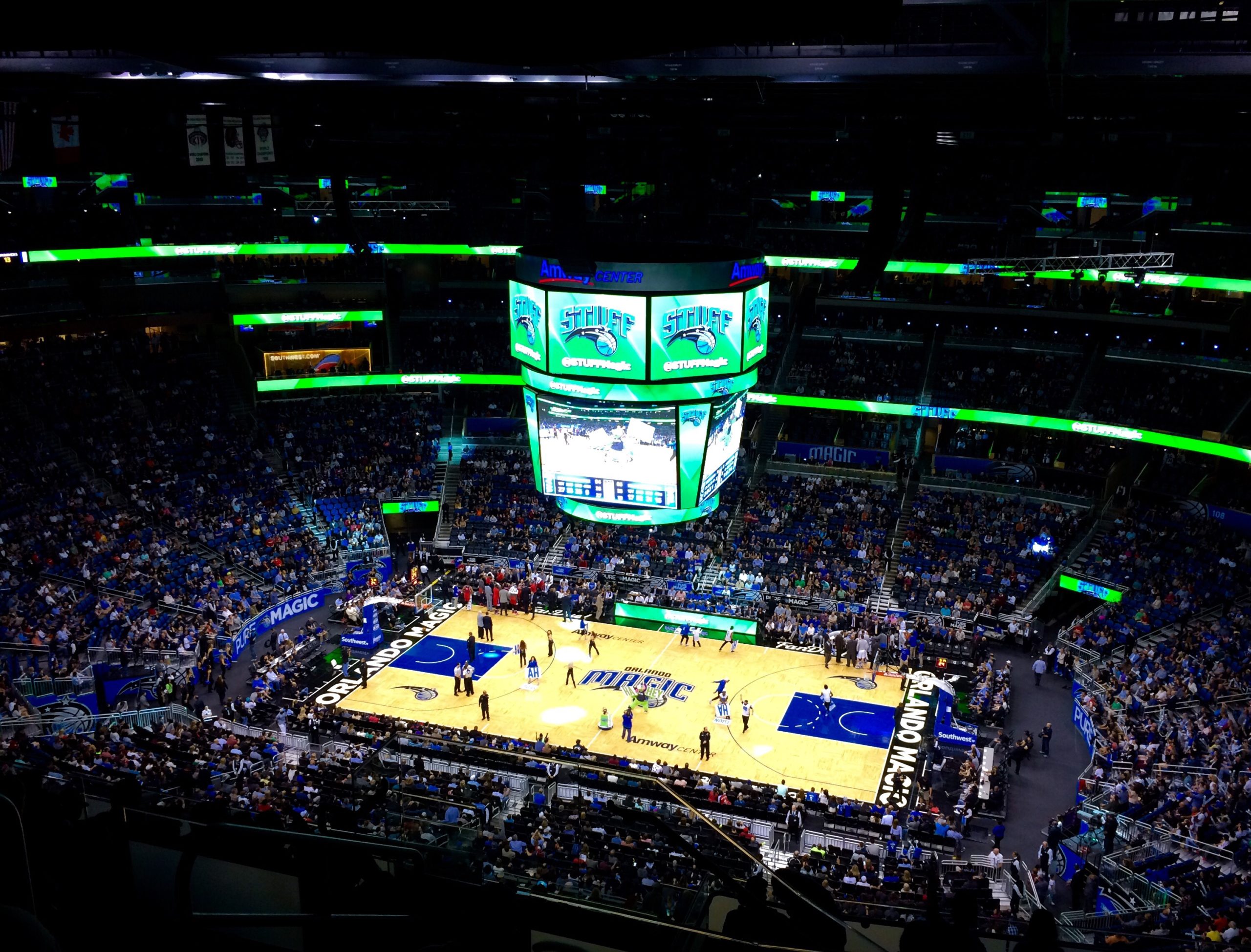 Orlando Magic como é o jogo no Amway Center