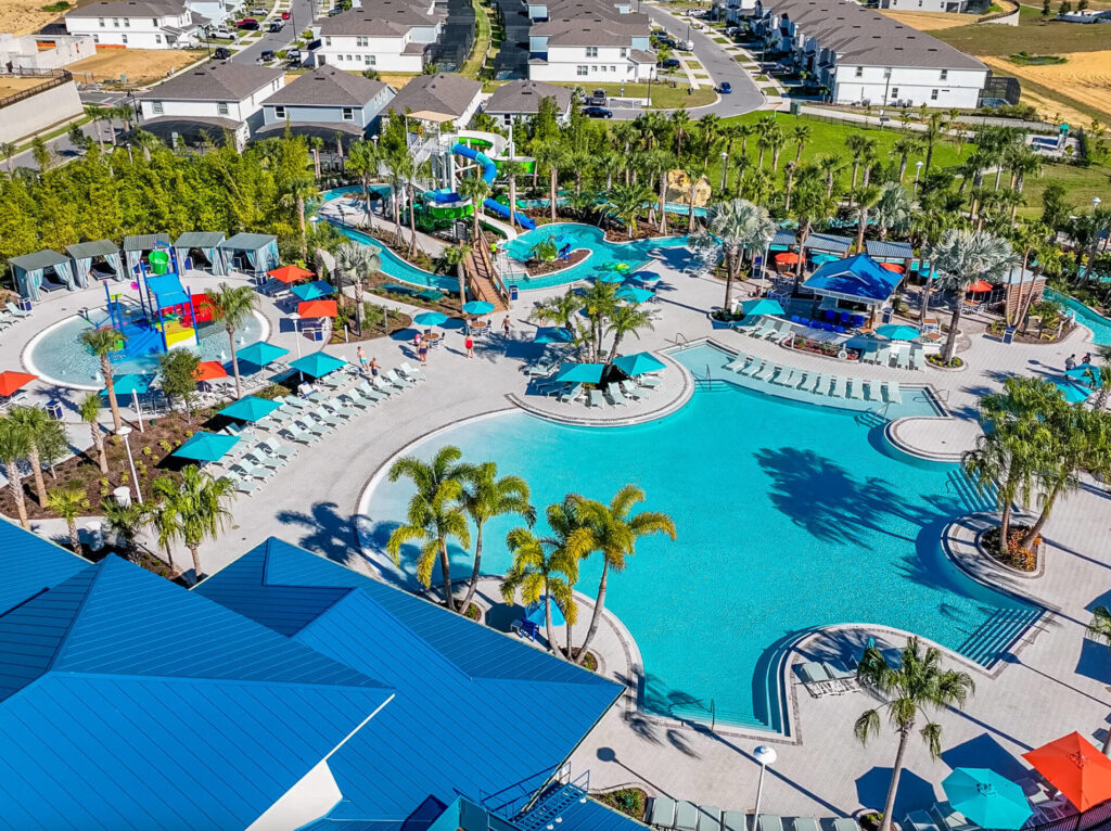 Windsor Island Resorts's pools and lounge areas