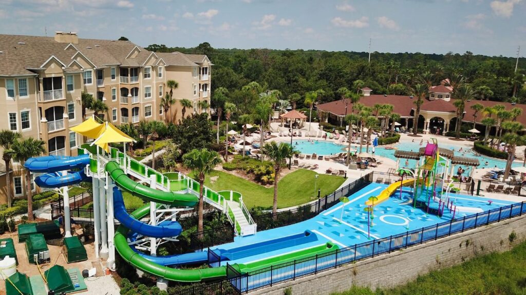 Windsor Hills pools and water slide